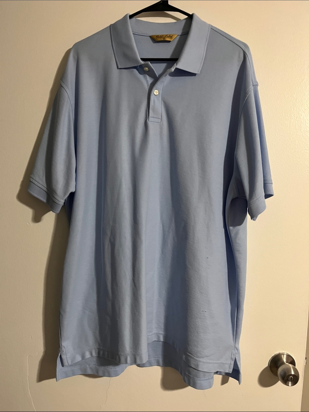 Roundtree & Yorke Gold Label Light Blue Men's Polo Shirt